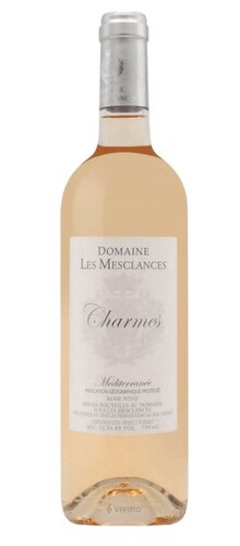 Charmes Rosé Bio, IGP Méditerranée (Cinsault, Grenache)
