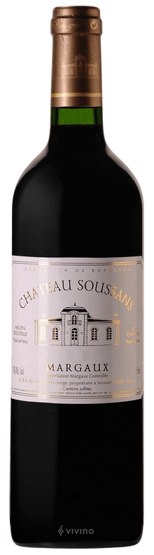 Ch&acirc;teau Soussans Margaux, AOP 2020